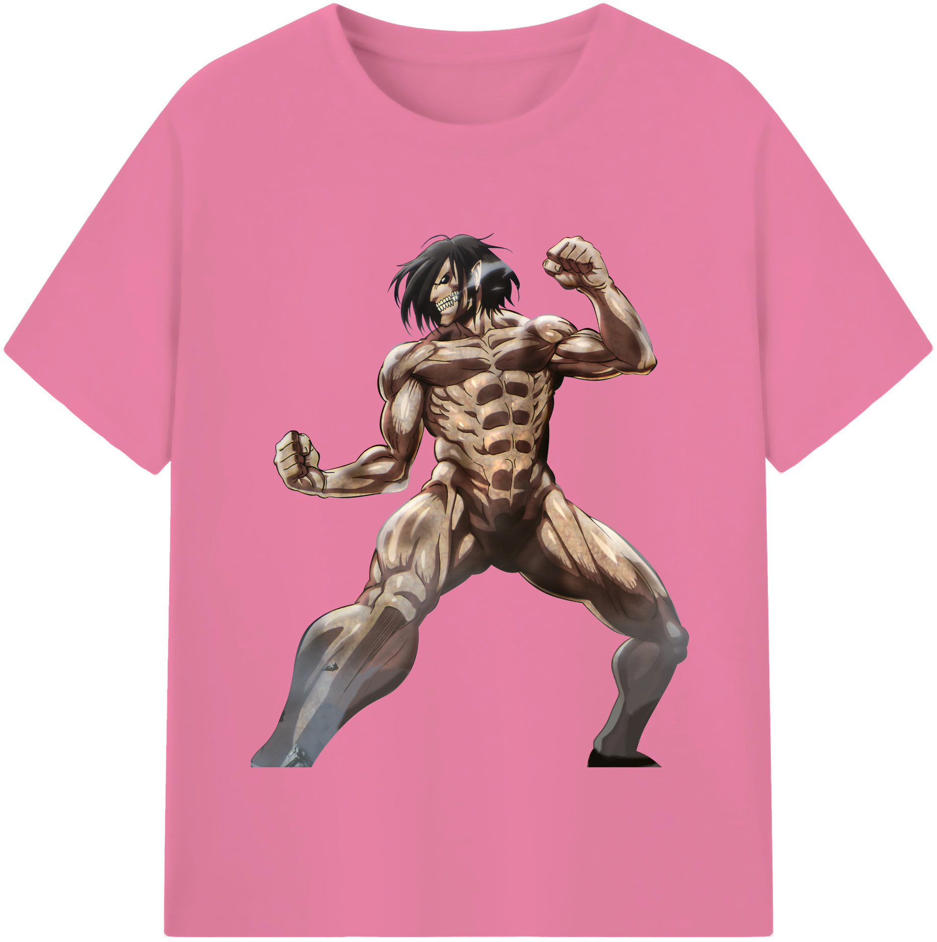 （画像用） 進撃の巨人 Attack on Titan 綿100％半袖Tシャツ（フロントプリント）